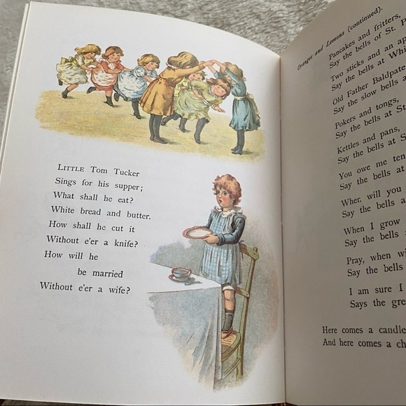 MOTHER Goose Nursery Rhymes hardcover 1987 - Picture 5 of 9